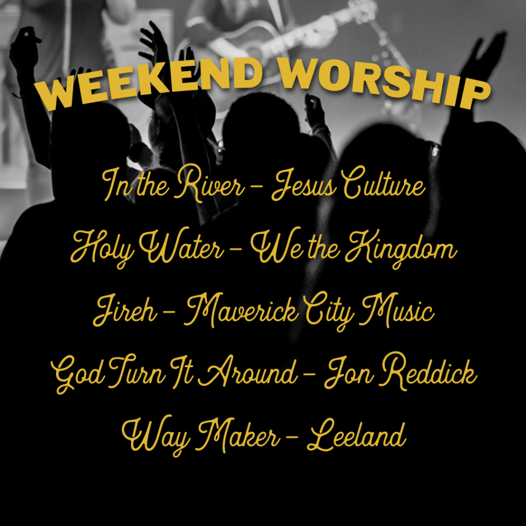 May 15 Worship Songs